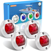 LED Night Fishing Lights - Courtesy, Deck, Navigation Lights for Boats (Green)