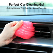 Car Cleaning Gel Pink and Car Cleaning Putty Orange Bundle