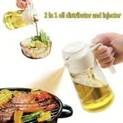 2 in 1 200/300/500Ml Oil Spray for Kitchen Spray Oil Bottle Oil Washer Vinegar Soy Sauce Sprayer Containers Washer