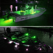 LED Night Fishing Lights - Courtesy, Deck, Navigation Lights for Boats (Green)
