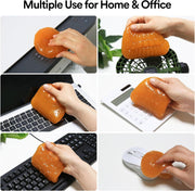 Car Cleaning Gel Pink and Car Cleaning Putty Orange Bundle