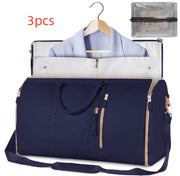 Large Capacity Travel Duffle Bag Women'S Handbag Folding Suit Bag Waterproof Clothes Totes