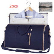 Large Capacity Travel Duffle Bag Women'S Handbag Folding Suit Bag Waterproof Clothes Totes