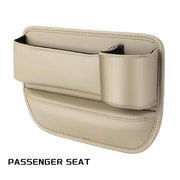 Car Seat Storage, New Upgraded Car Seat Storage Box with Cup Holder, Seat Gap Storage Box, Cup Holder Gap Bag for Car, Adjustable Car Seat Storage Box
