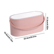 Smart LED Cosmetic Case with Mirror Travel Makeup Bag Large Capacity Cosmetic Bag Luxury Simple Makeup Bags for Women Skincare