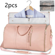 Large Capacity Travel Duffle Bag Women'S Handbag Folding Suit Bag Waterproof Clothes Totes