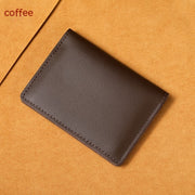 Ultra-Thin Cowhide Card Holder Men and Women
