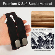 2 Pcs Multifunctional Headrest Hooks for Car, Premium Suede Material Purse Holder for Car, Double Car Seat Hooks for Headrest, Car Headrests Hook Fits Universal Car Seat Back Storage Hook