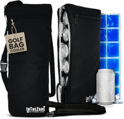 Frostbox Golf Bag Cooler with Ice Pack | Insulated 6-Can Beer Sleeve | Stays Cold for Hours Discreet Hidden Design - Fits in Golf Bag