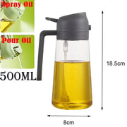 2 in 1 200/300/500Ml Oil Spray for Kitchen Spray Oil Bottle Oil Washer Vinegar Soy Sauce Sprayer Containers Washer